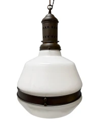 Arts & Crafts Pendant Lamp in the style of Peter Behrens, 1900s 3